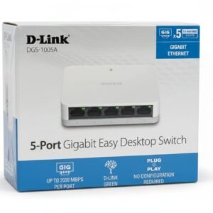 network switch gigabit easy desktop 5 port dlink (10/100/1000)