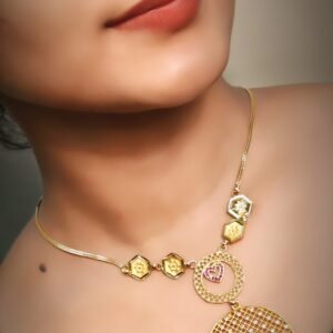 hexa pendant necklace