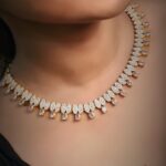 classic sparkle choker necklace