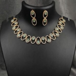 Home elite sparkle gold necklace