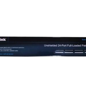 Home network patch panel 24port full loaded