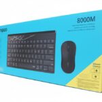 keyboard with mouse wirless rapoo 8000m