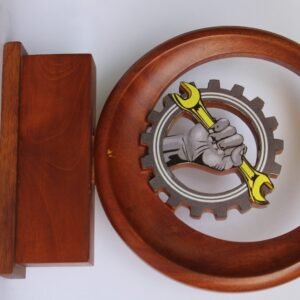 wooden award trophy / memento