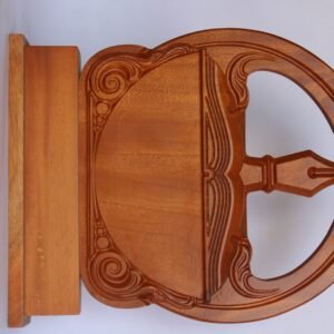 carved wooden award plaque /memento