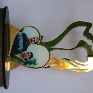 personalized couple photo trophy / love memento.