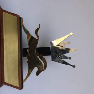 crowned horse award trophy