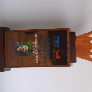 personalized acrylic award trophy (photo plaque)