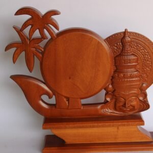 traditional wooden temple trophy