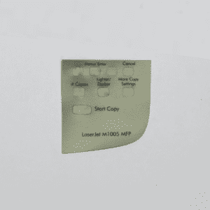 hp laserjet control panel (sticker)(m1005)